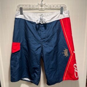 Budweiser swim trunks